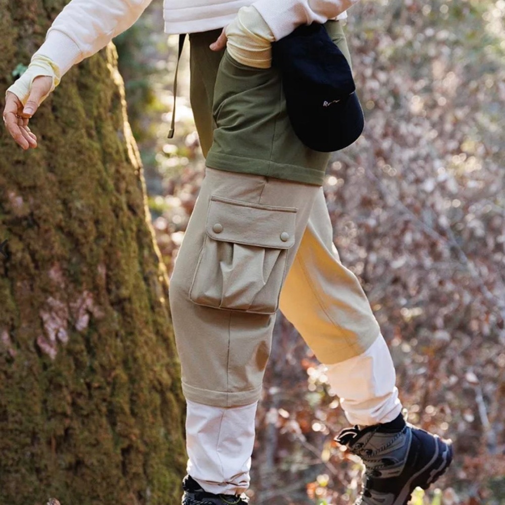 Outdoor Voices RecTrek Zip Khaki Pants